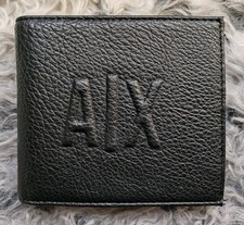 Carteira BIFOLD LOGOTIPO COURO ARMANI EXCHANGE ⭐⭐RRP £70⭐⭐⭐ comprar usado  Enviando para Brazil