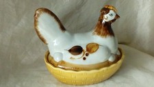 Chicken earthenware nest d'occasion  Expédié en Belgium