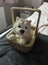 Westie ornament basket for sale Westie ornament basket for sale  EDINBURGH