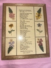 Vintage pressed flowers for sale  Manchester