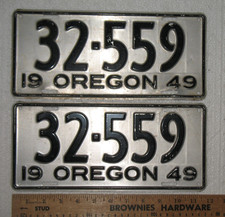 1949 oregon license for sale  Antioch