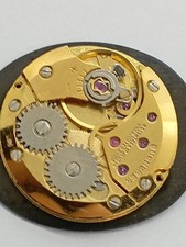 Vintage BUCHERER relógio folheado a ouro branco G10 mostrador preto cal. ETA 2512-1 VH Worki comprar usado  Enviando para Brazil