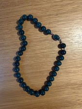 Collana pietra verde usato  Roma
