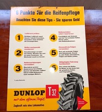Blechschild dunlop agrar gebraucht kaufen  Deutschland