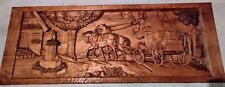 Holzbild holzrelief schnitzere gebraucht kaufen  Leverkusen