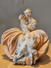 Vintage Guido Cacciapuoti (1892-1953) Porcelanowa figurka -- "Macierzyństwo" na sprzedaż  Wysyłka do Poland