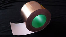 100mm x 5M folha de cobre EMI fita condutora dupla face para pedal pré-amplificador de guitarra, usado comprar usado  Enviando para Brazil