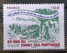 Timbre 5686 maquisards d'occasion  Billom
