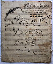 Inedito originale antico usato  Roma