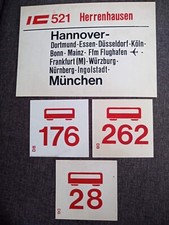 Zuglaufschild 520 521 gebraucht kaufen  Bad Harzburg