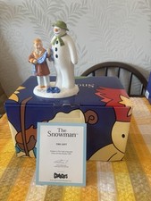 Coalport snowman gift for sale  SKEGNESS