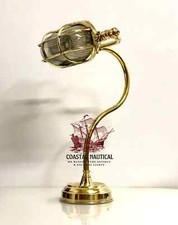 Abajur de mesa/mesa estilo náutico marinho vintage bronze estudante banqueiro base piano comprar usado  Enviando para Brazil