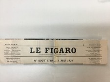 Old newspaper figaro d'occasion  Expédié en Belgium