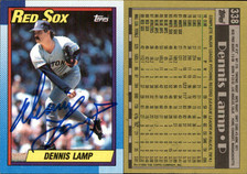 Lâmpada Dennis assinada 1990 Topps #338 cartão Boston Red Sox autografada UA comprar usado  Enviando para Brazil