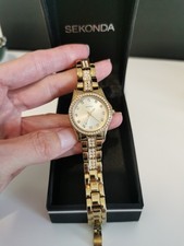Ladies sekonda gold for sale  BURTON-ON-TRENT