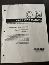 General cts12 rip for sale  Keno