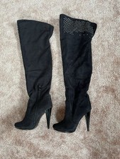 Verknee stiefel schwarz gebraucht kaufen  Büttelborn