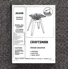 113.239201 wood shaper for sale  Addison