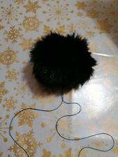 Flauschige schwarze kunstfell gebraucht kaufen  Merseburg