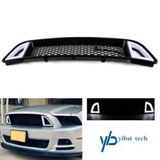 Grelha frontal superior com luz LED DRL para 2013-2014 Ford Mustang Non-Shelby comprar usado  Enviando para Brazil