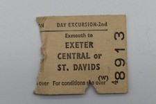 Railway ticket exmouth for sale  REDCAR