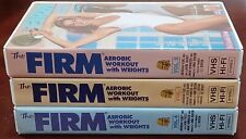 The Firm Aerobic Workout With Weights Vols. 1, 5, 6 Exercise Fitness Videos VHS segunda mano  Embacar hacia Argentina