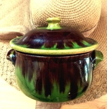 Flame varnished terracotta d'occasion  Expédié en Belgium
