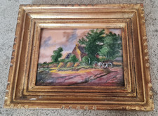 Tableau paysage email d'occasion  Montbrison