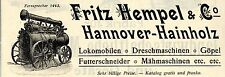 Fritz hempel hannover gebraucht kaufen  Hamburg