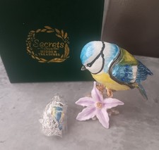Enamel blue tit for sale  STOCKPORT