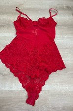 Bodysuit lace red for sale  LEIGH