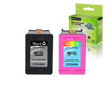 Usado, Conjunto de cartucho de tinta 2 peças 901XL 901 XL para HP Officejet 4500 J4500 J4585 J4660 J4680 comprar usado  Enviando para Brazil