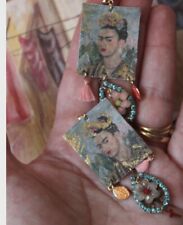 Orecchini artigianali frida usato  Genova