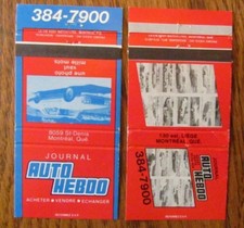 Media matchbooks auto d'occasion  Expédié en Belgium