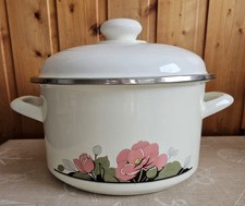 Nostalgischer weißer emaille gebraucht kaufen  Leuna