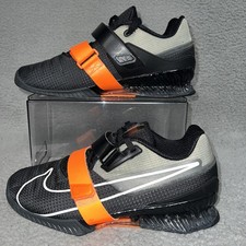 Usado, Tênis Nike Weighlighting Romaleos 4 tamanho 10.5 preto laranja antracite CD3463-018 comprar usado  Enviando para Brazil