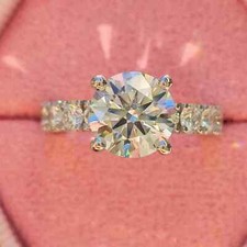 2.98 tcw round for sale  Floral Park