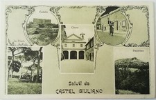 Cartolina castel giuliano usato  Roma