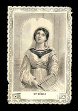 (125397) Image pieuse canivet santino merlettato Sainte Cecile: Ed.Pastre 102 comprar usado  Enviando para Brazil