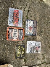 Metal signs man for sale  INGATESTONE