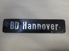 Heimatschild hannover nachguß gebraucht kaufen  Stuttgart
