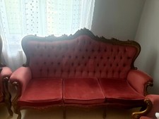 Antik barockcouch weinrot gebraucht kaufen  Karlsruhe