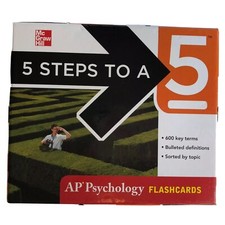 Psychology flashcards steps for sale  Kennesaw