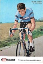 Cartolina ciclismo felice usato  Villarbasse