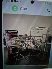 Round metal clothing for sale  Oak Hill