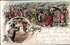 Litho jahrmarkt mann gebraucht kaufen  Berlin