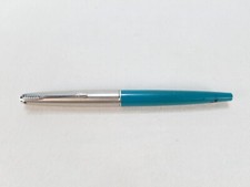 Caneta-tinteiro vintage Parker 45 tampa de aço clipe de flecha fina nova na caixa turquesa comprar usado  Enviando para Brazil
