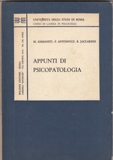 Appunti psicopatologia. usato  Italia