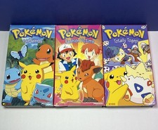Lot Of 3 Pokemon VHS Tapes 1998 | Poke-Friends Fashion Victims & Totally Togepi comprar usado  Enviando para Brazil