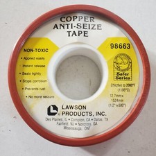 Fita anti-tamanho de cobre Lawson PN 98663, 1/2” W, 500 “HT#384 comprar usado  Enviando para Brazil